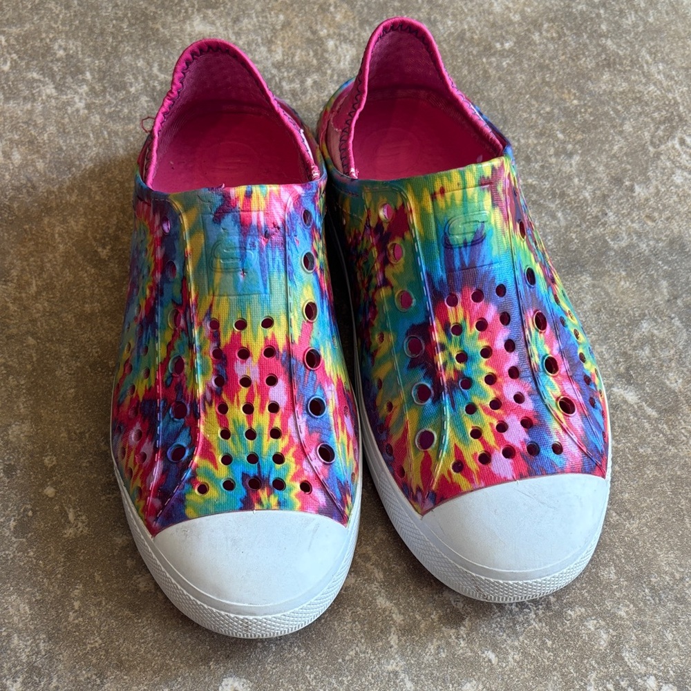 Skechers Multicolor Tie-Dye Slip-On Shoes